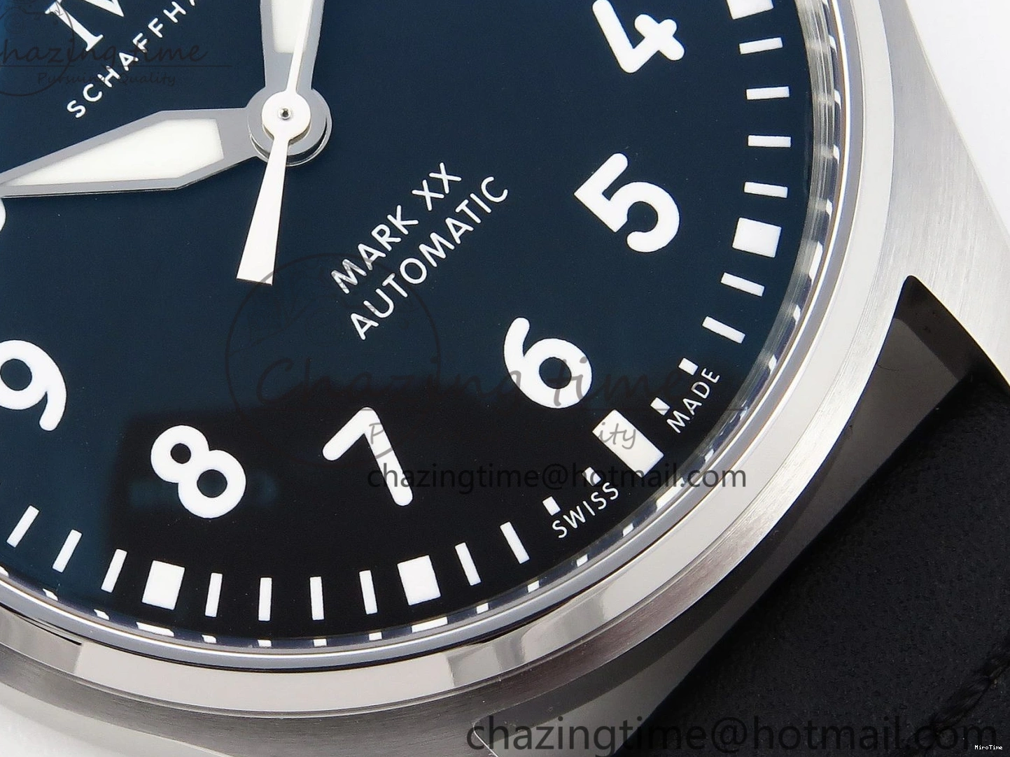 MIROTIME 0331 Pilot Mark XX IW328201 ZF 1:1 Best Edition Black Dial on Black Leather Strap A Affordable 7028